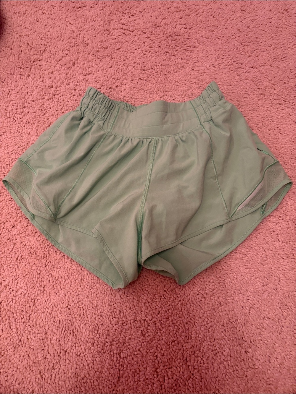 lululemon athletica Mint Green Athletic Shorts